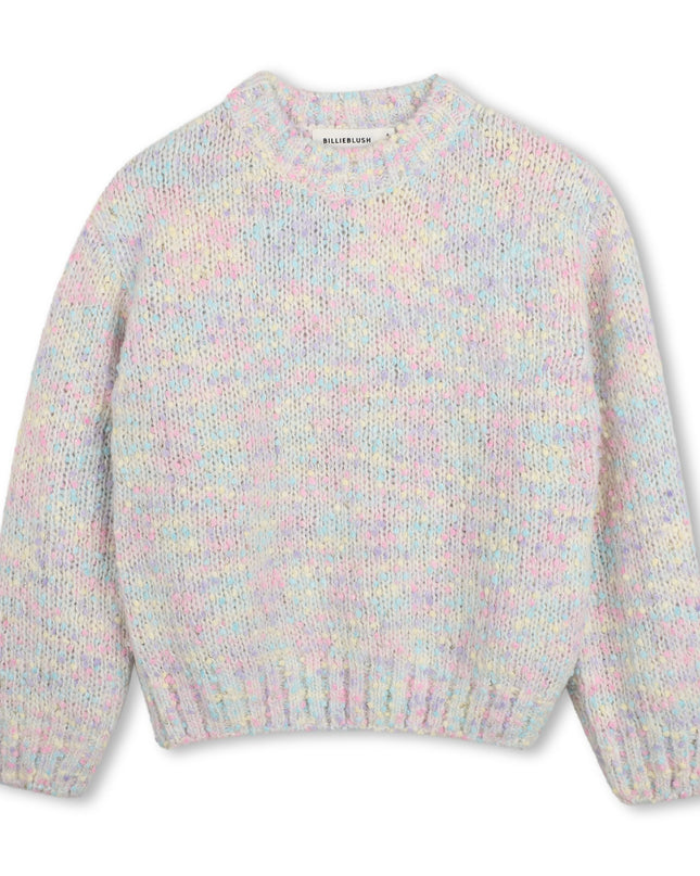 Kids Atelier Billieblush Multicolor Fancy Knit Sweater