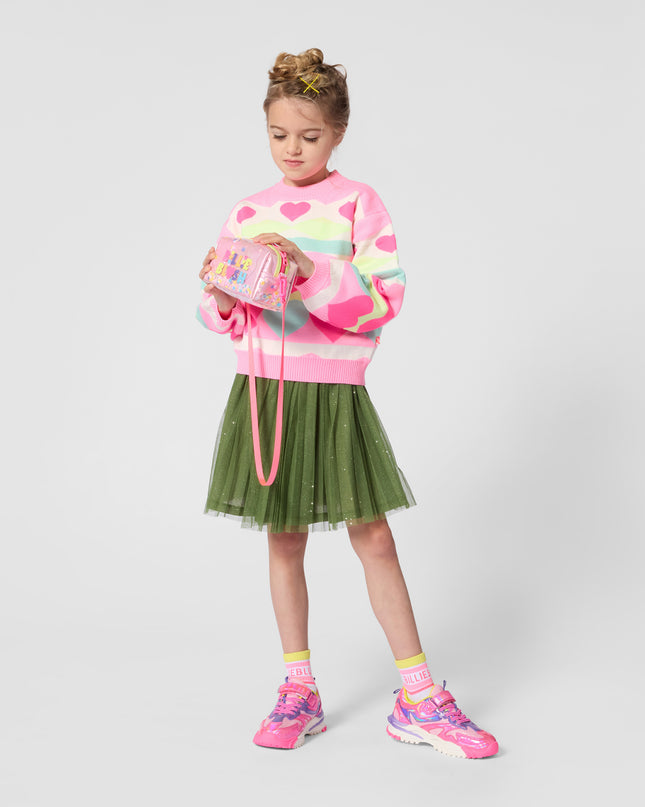 Kids Atelier Billieblush Pink Iridescent Pencil Case