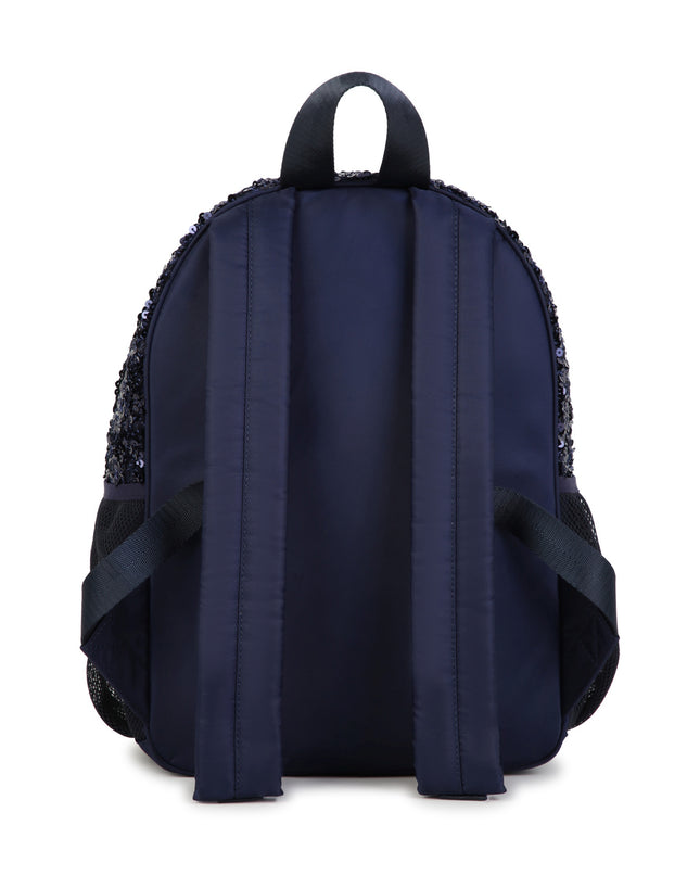 Kids Atelier Billieblush Navy Sequin Charm School Backpack