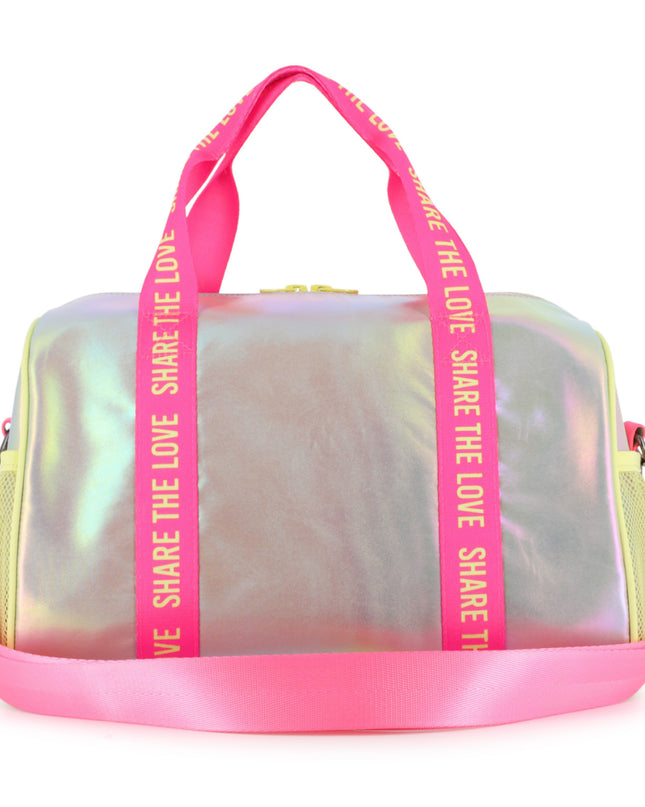 Kids Atelier Billieblush Iridescent Sequin Bowling Bag