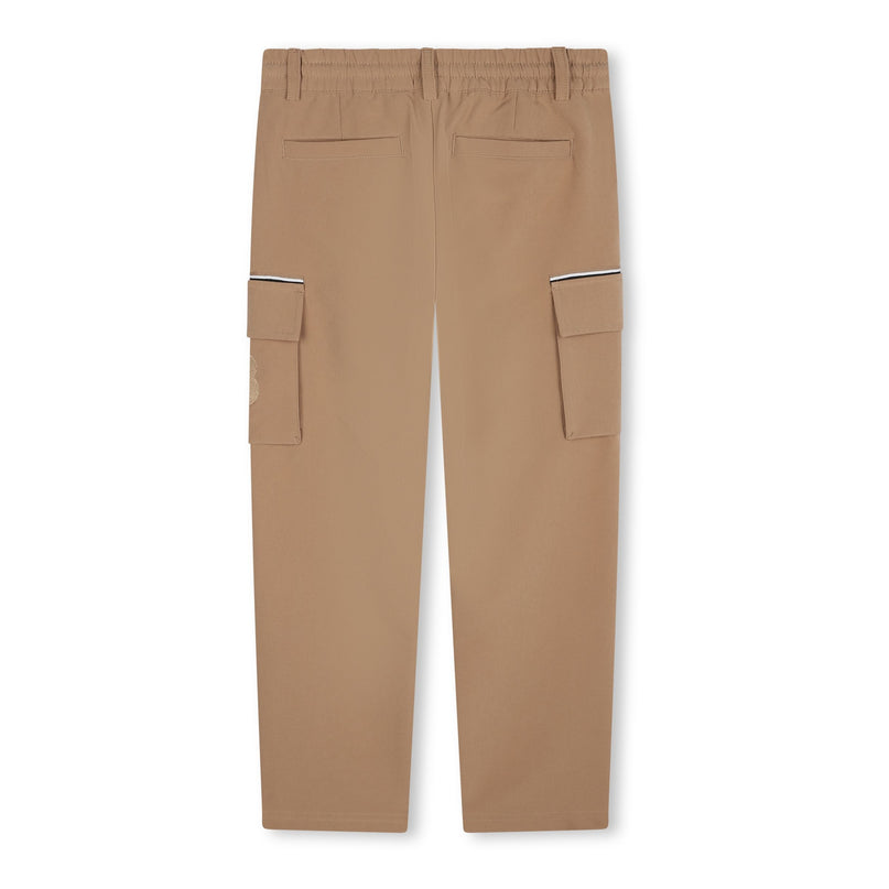 Brown Logo Cargo Pants