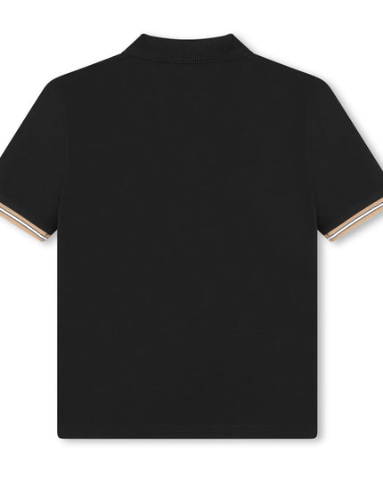 Black Double B Logo Polo