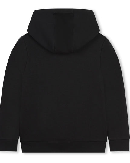 Black Hooded Logo Sweatshirt