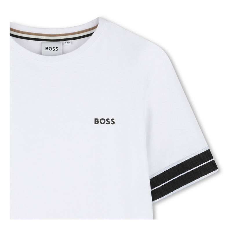 White Logo Crewneck T-Shirt
