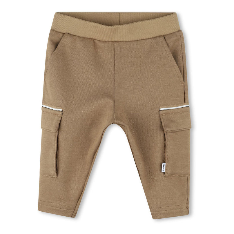 Brown Cargo Pocket Sweatpants