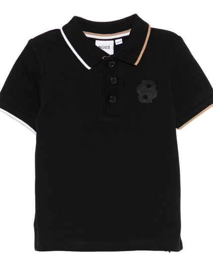 Black Logo Polo