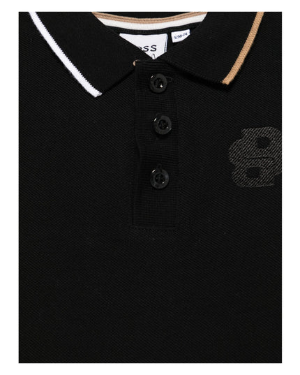 Black Logo Polo
