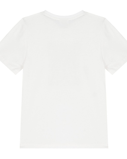 Kids Atelier-Boss-Boys White Logo T-Shirt