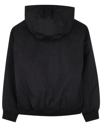 Kids atelier-Boss-Black Padded Jacket for Boys