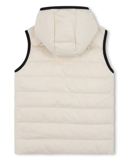 Kids atelier-Boss-Beige Reversible Puffer Jacket