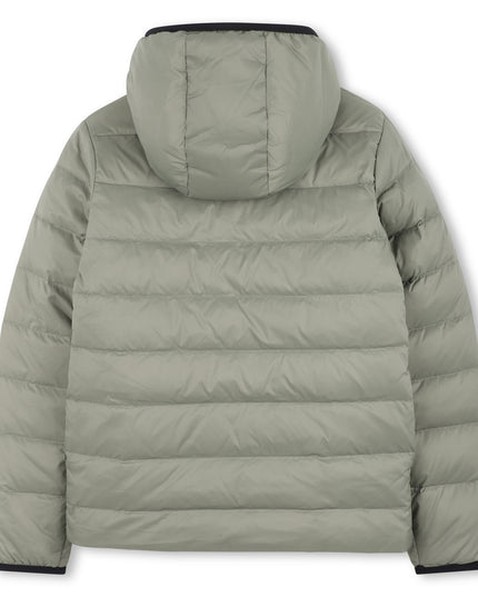 Kids Atelier-Boss-Green Reversible Puffer Jacket