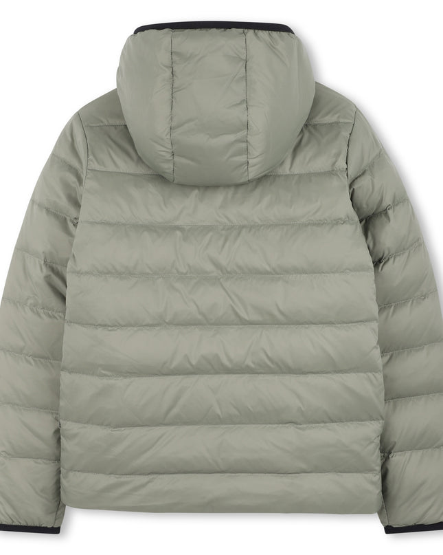 Kids Atelier-Boss-Green Reversible Puffer Jacket