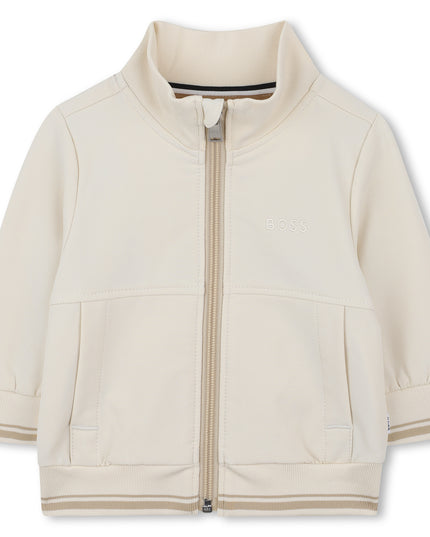 Kids Atelier-Boss-Cream Cardigan for Baby Boys