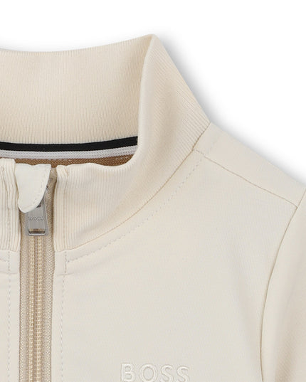 Kids Atelier-Boss-Cream Cardigan for Baby Boys