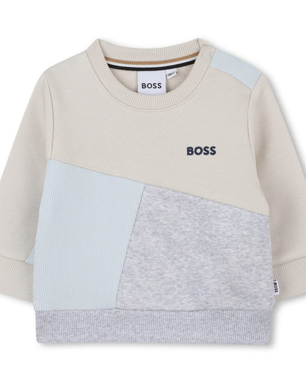 Kids atelier-Boss-Multicolored Sweatshirt