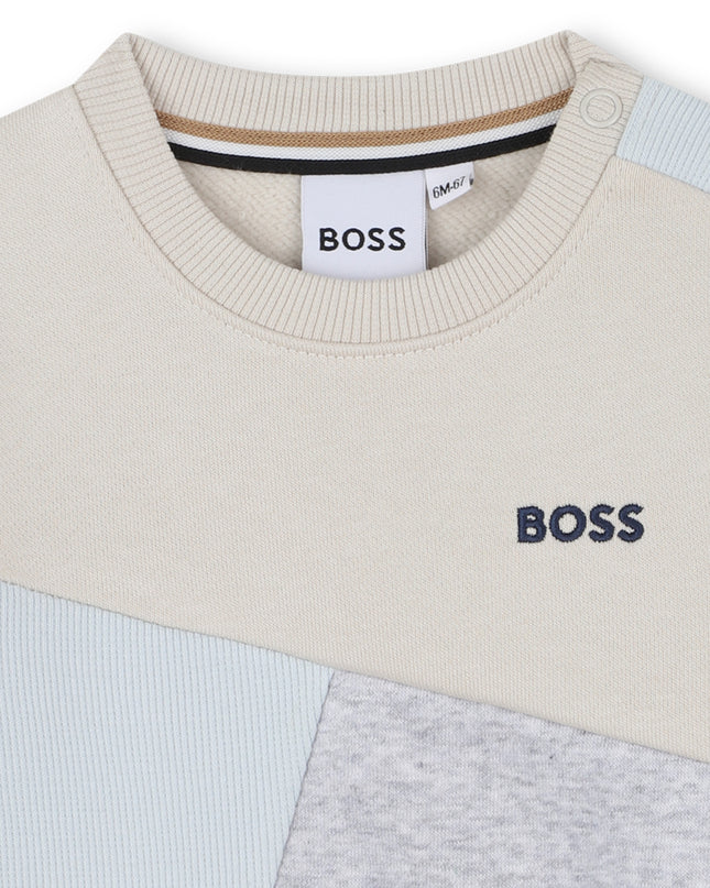Kids atelier-Boss-Multicolored Sweatshirt
