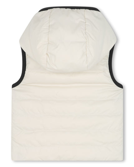 Kids Atelier-Boss-Beige Puffer Sleeveless  Jacket