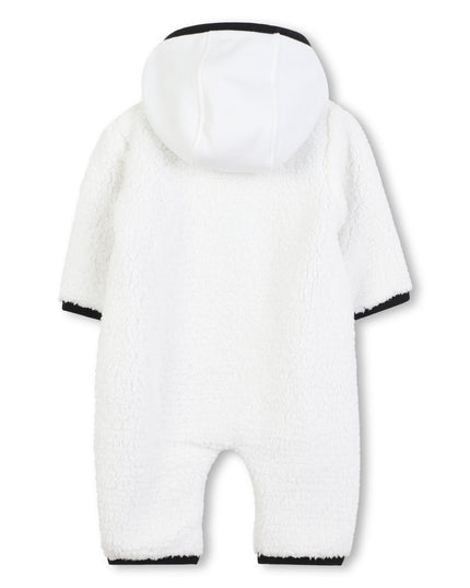 Kids atelier-Boss-Ivory Teddy Fleece Jumpsuit