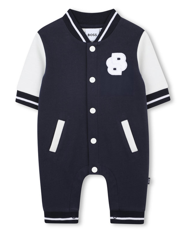 Kids Atelier-Boss-Baby Navy Jumpsuit