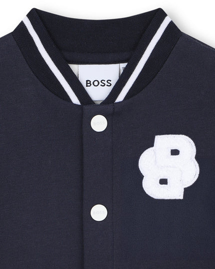 Kids Atelier-Boss-Baby Navy Jumpsuit