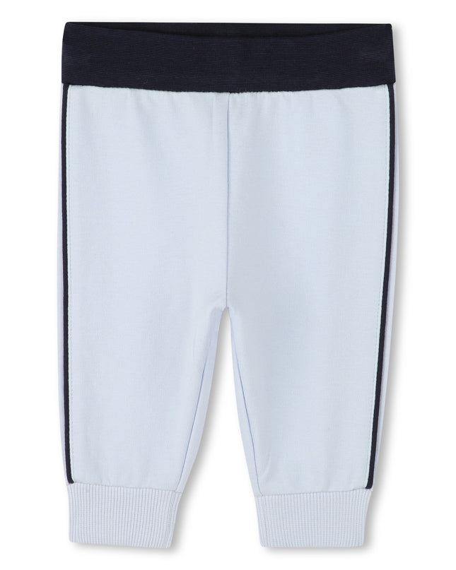Kids Atelier-Boss-Baby Boys Blue & White Logo Tracksuit Set
