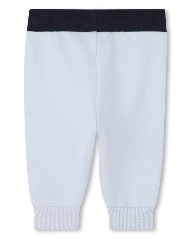 Kids Atelier-Boss-Baby Boys Blue & White Logo Tracksuit Set