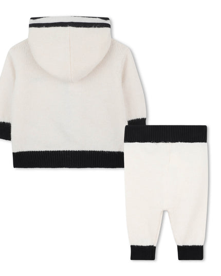 Kids Atelier-Boss-Baby Boys Off-White Logo Tracksuit Set