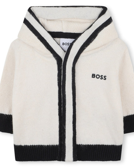Kids Atelier-Boss-Baby Boys Off-White Logo Tracksuit Set