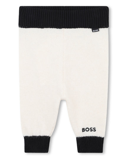 Kids Atelier-Boss-Baby Boys Off-White Logo Tracksuit Set
