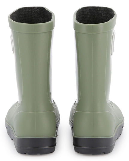 Kids Atelier-Boss-Boss Kids Green Rain Boots with Applique