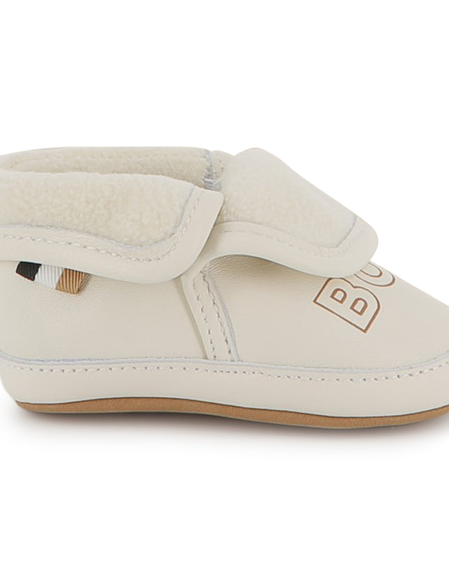 Kids Atelier-Boss-Off-White Slippers