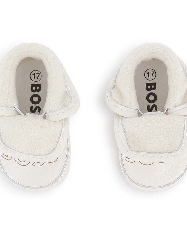 Kids Atelier-Boss-Off-White Slippers