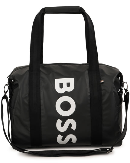 Kids Atelier-Boss-Black Logo Baby Changing Bag