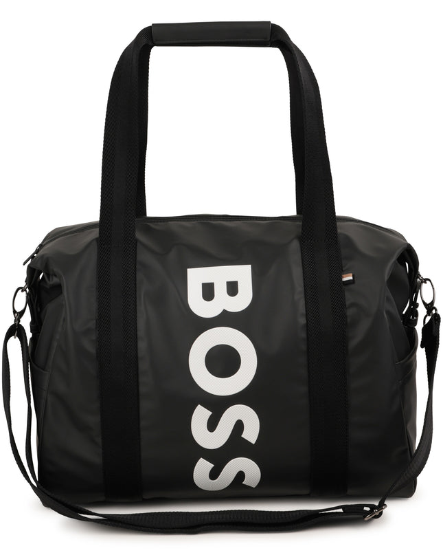 Kids Atelier-Boss-Black Logo Baby Changing Bag