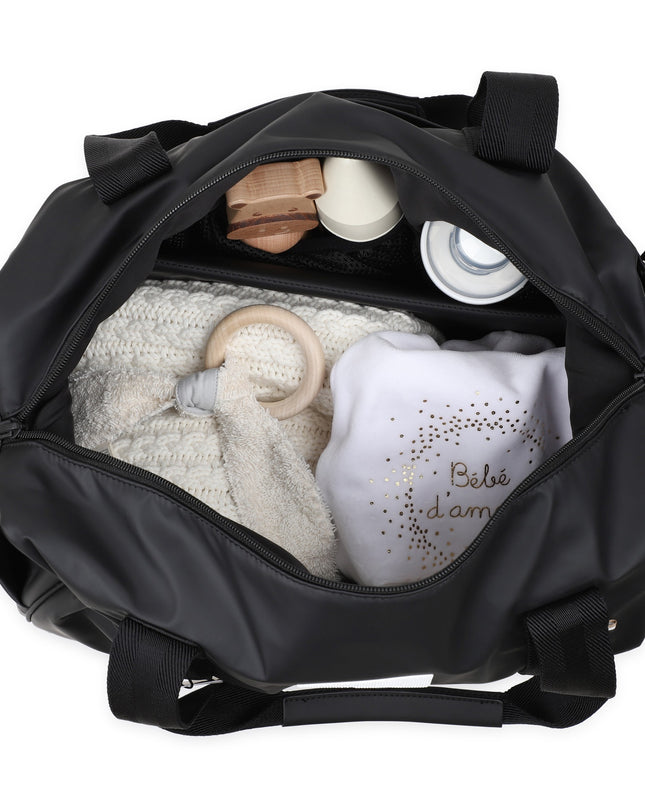 Kids Atelier-Boss-Black Logo Baby Changing Bag
