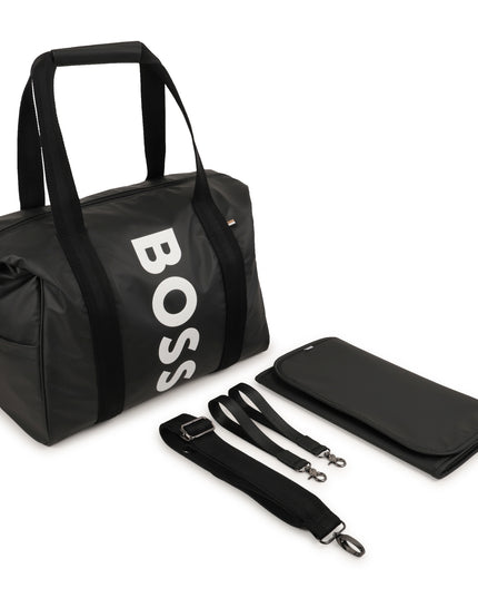 Kids Atelier-Boss-Black Logo Baby Changing Bag