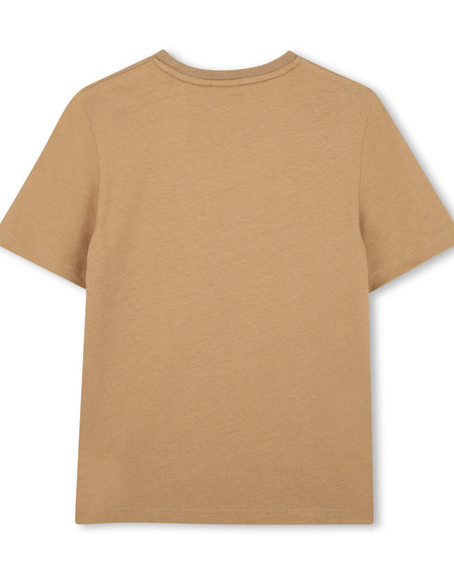 kids atelier boss Cookie Logo Print T-Shirt