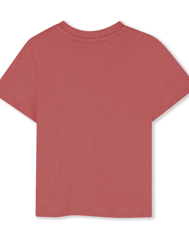 kids atelier boss Terracotta Logo Baby Tee