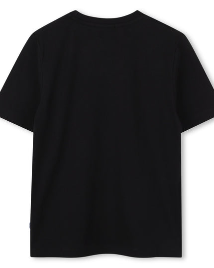 Kids Atelier-Boss-Black Short Sleeves T-Shirt