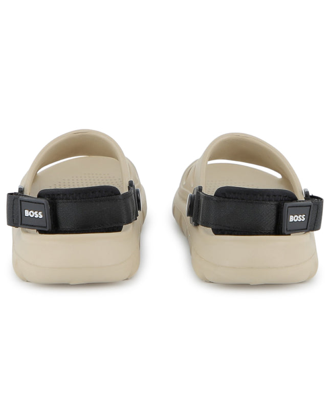 kids atelier boss Beige BOSS Patch Sandals