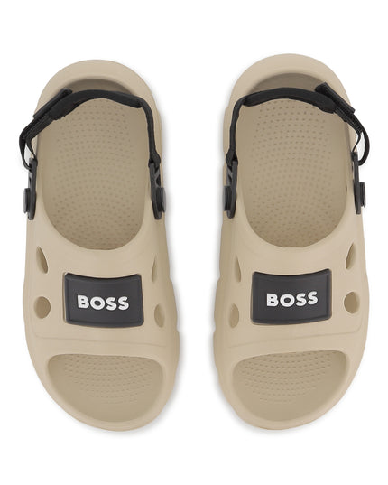 kids atelier boss Beige BOSS Patch Sandals