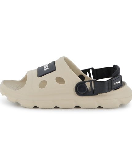 kids atelier boss Beige BOSS Patch Sandals