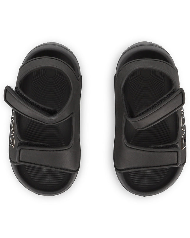 kids atelier boss Black BOSS Velcro Sandals