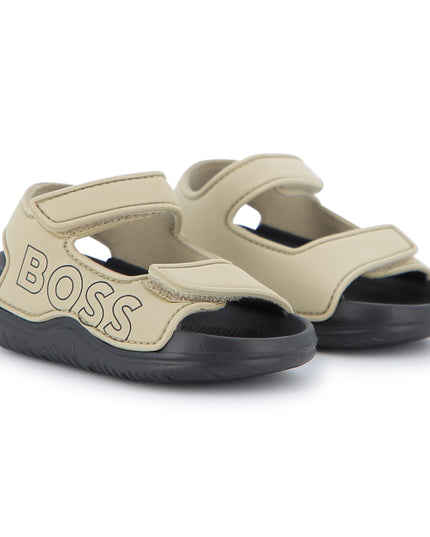 kids atelier boss Beige BOSS Velcro Sandals