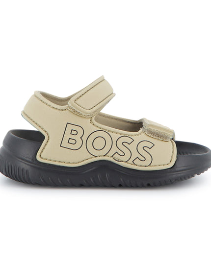 kids atelier boss Beige BOSS Velcro Sandals