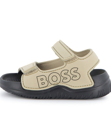 kids atelier boss Beige BOSS Velcro Sandals