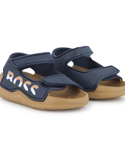 kids atelier boss Navy BOSS Velcro Sandals