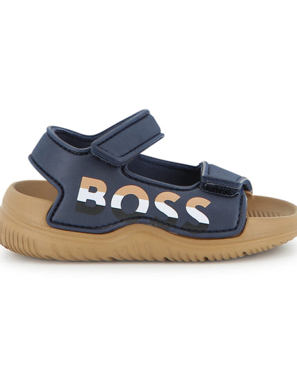 kids atelier boss Navy BOSS Velcro Sandals