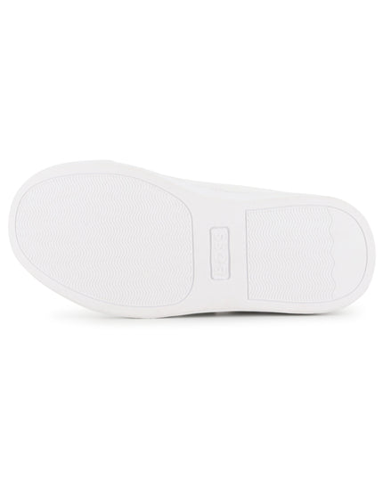 kids atelier boss White BOSS Strap Sneakers