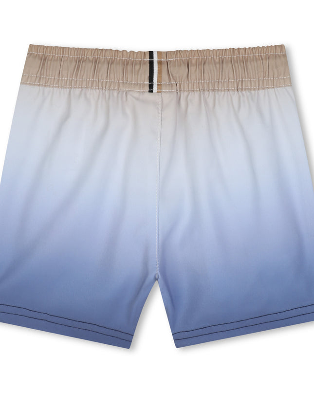 kids atelier boss Blue Ombre Swimshorts